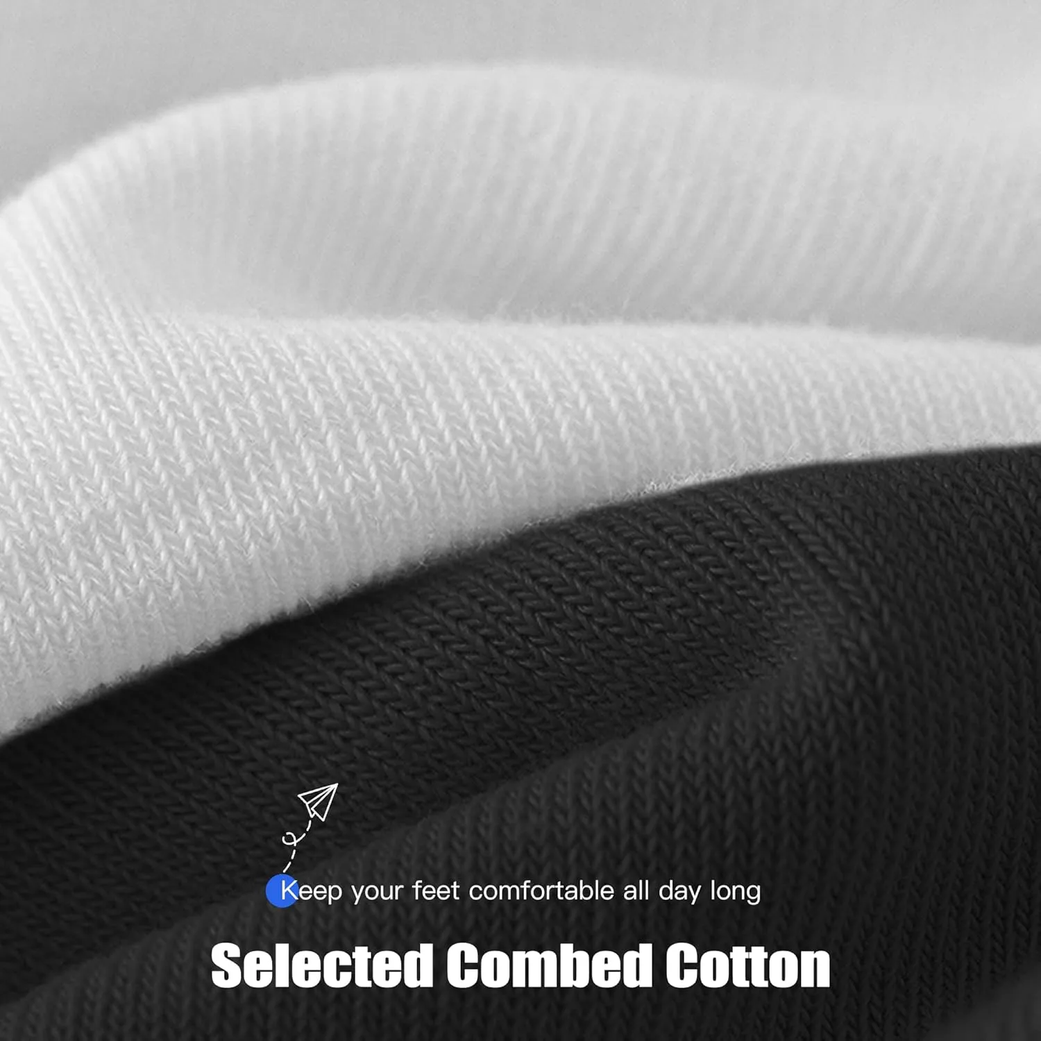 CLOSEMATE 10 Pairs Ankle Socks for Men Women Cotton Comfortable Non Slip Low Cut for Casual