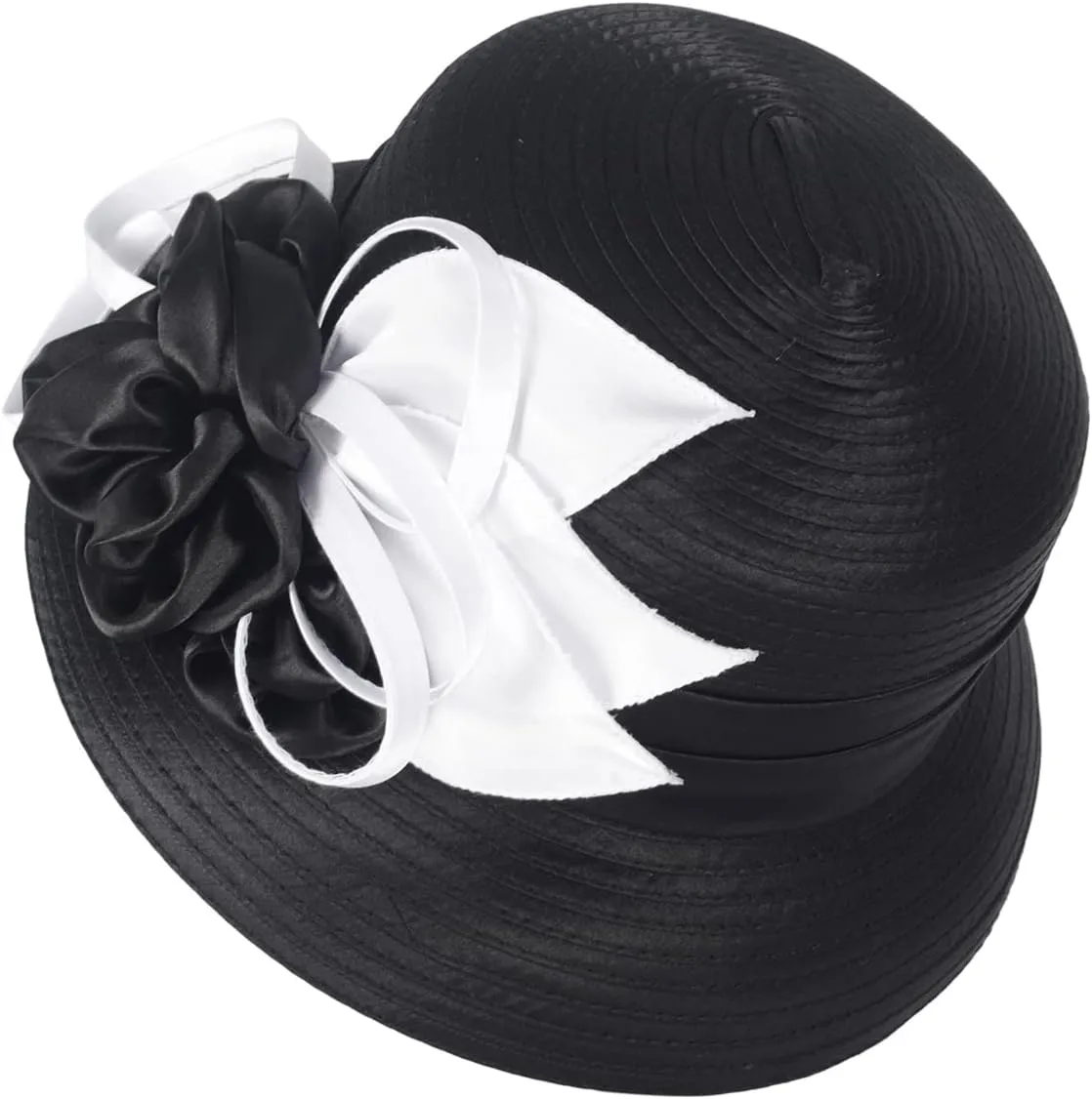 Derby Hat for Women Church Tea Party Wedding Cloche Bowler Bucket Hats