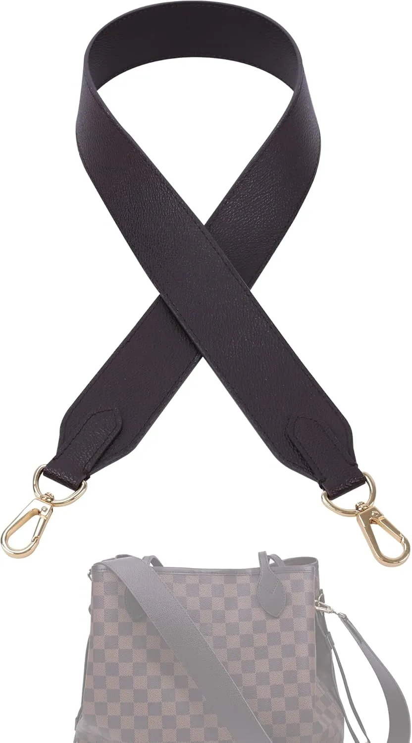 DGAZ Vachetta Leather Crossbody Strap for Neverfullbag with Gift Box, Handmade DIY purse strap