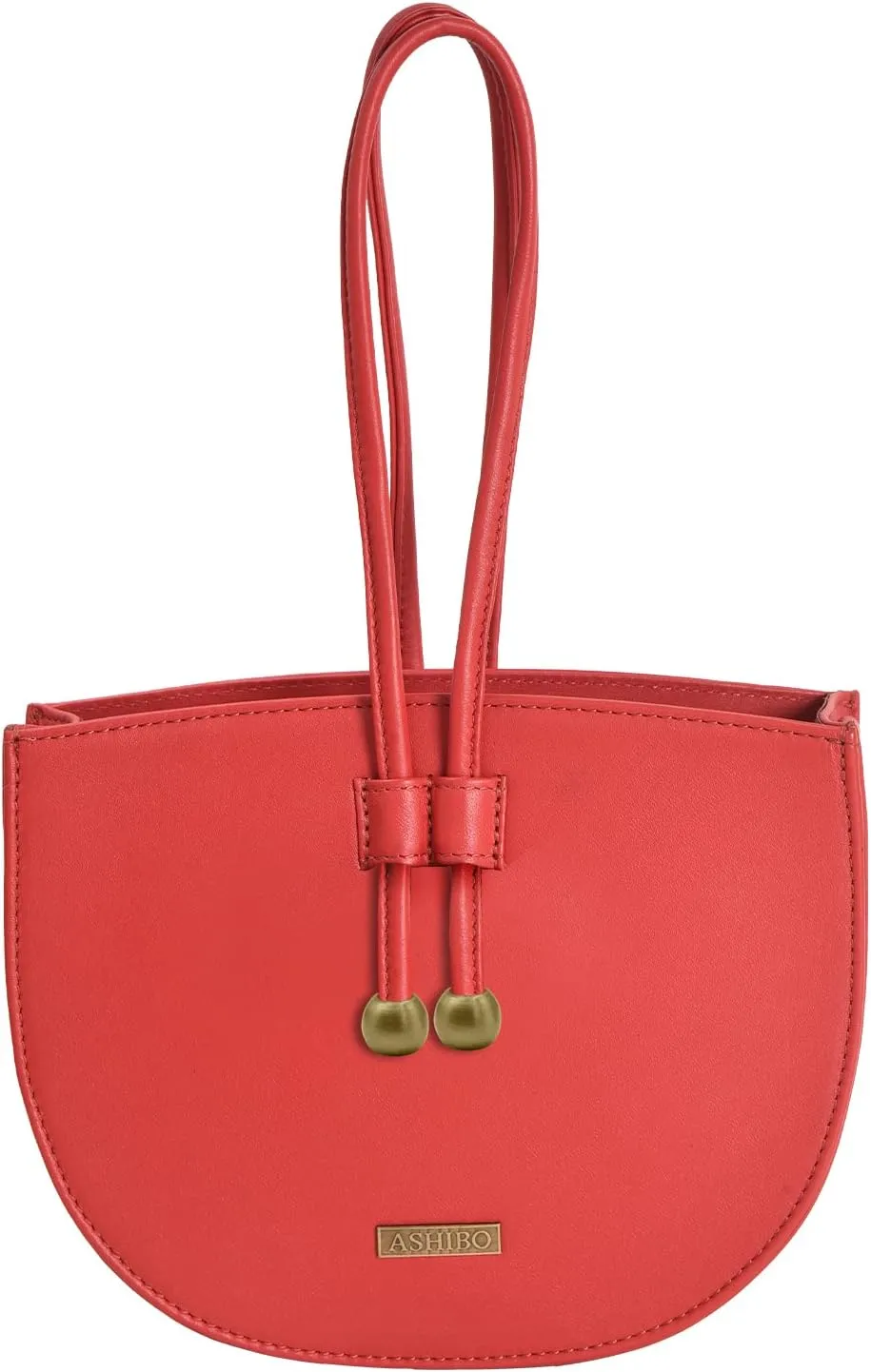 Fashion/Party Wrist Bag For Womens Nappa Flat Genuine Leather With Wrist Handle, Adjustable Strap & Makeup Mirror