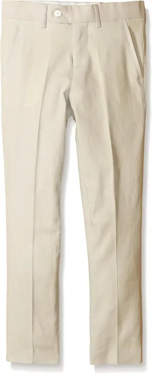 Isaac Mizrahi Boys' Solid Linen Pants