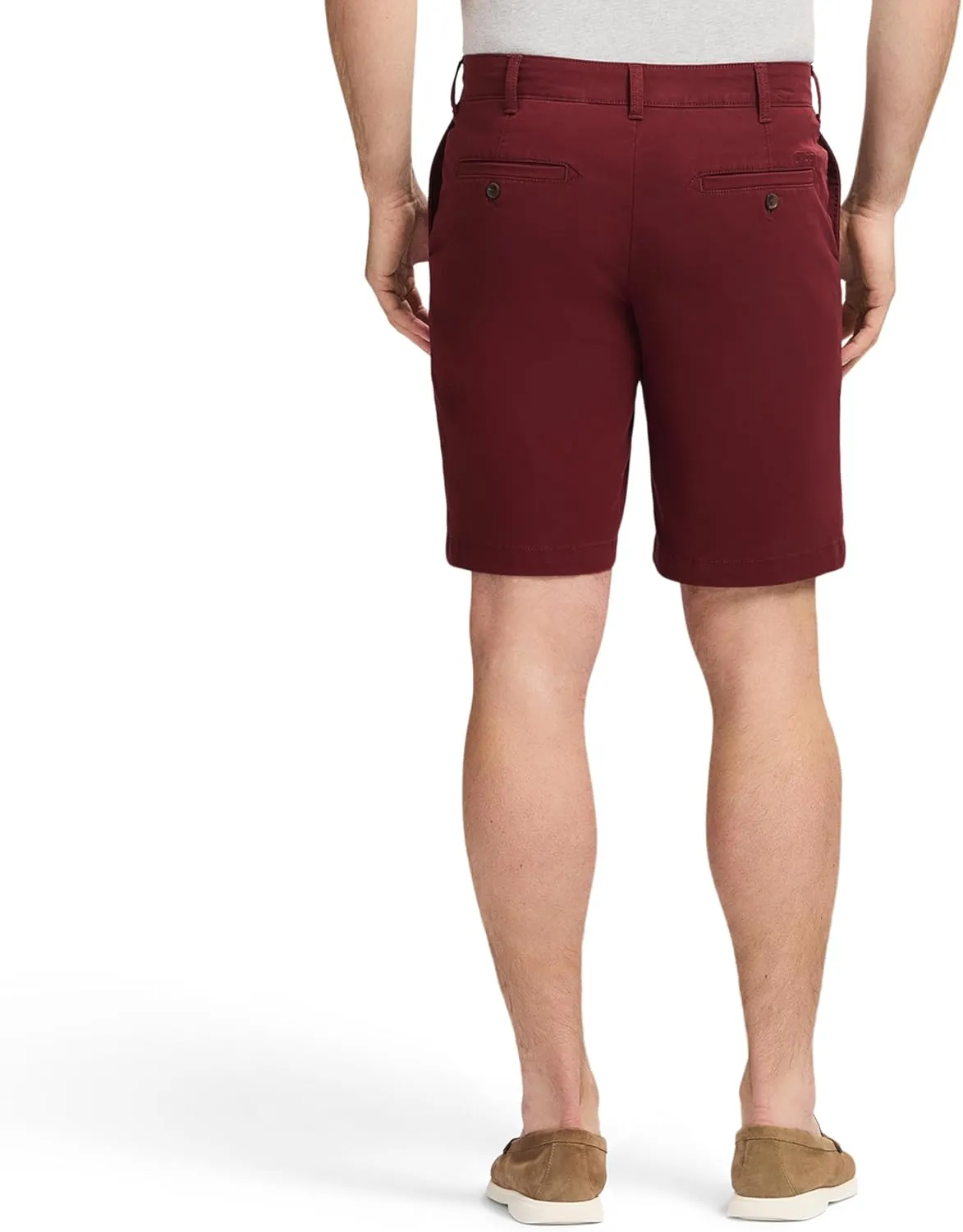 IZOD Men's Saltwater 9.5" Flat Front Chino Short