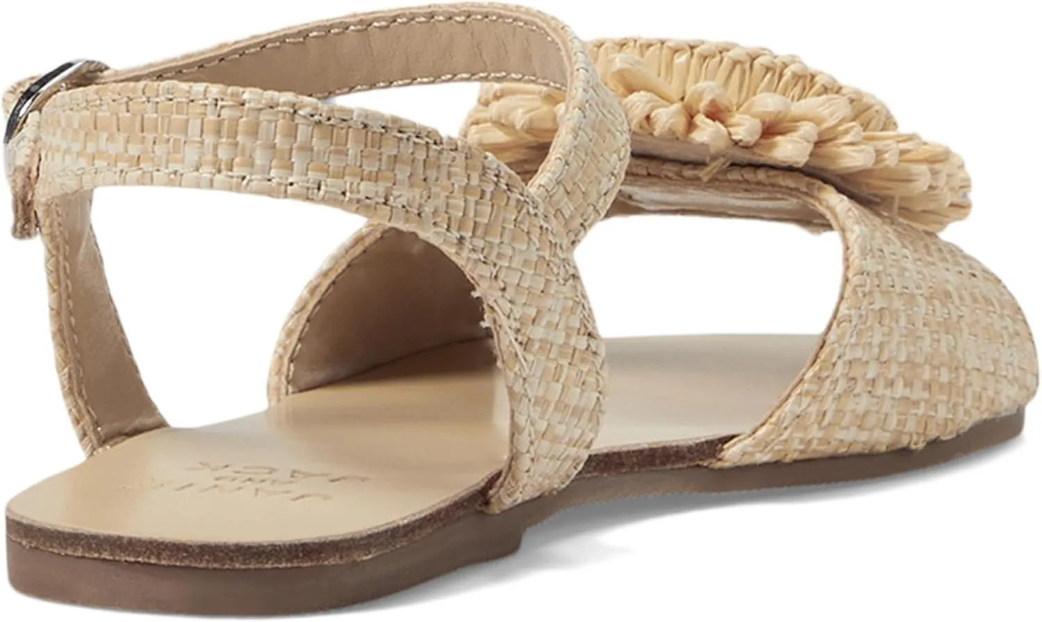 Janie and Jack Girl's Straw Flower Espadrille (Toddler/Little Big Kid) Flat Sandal