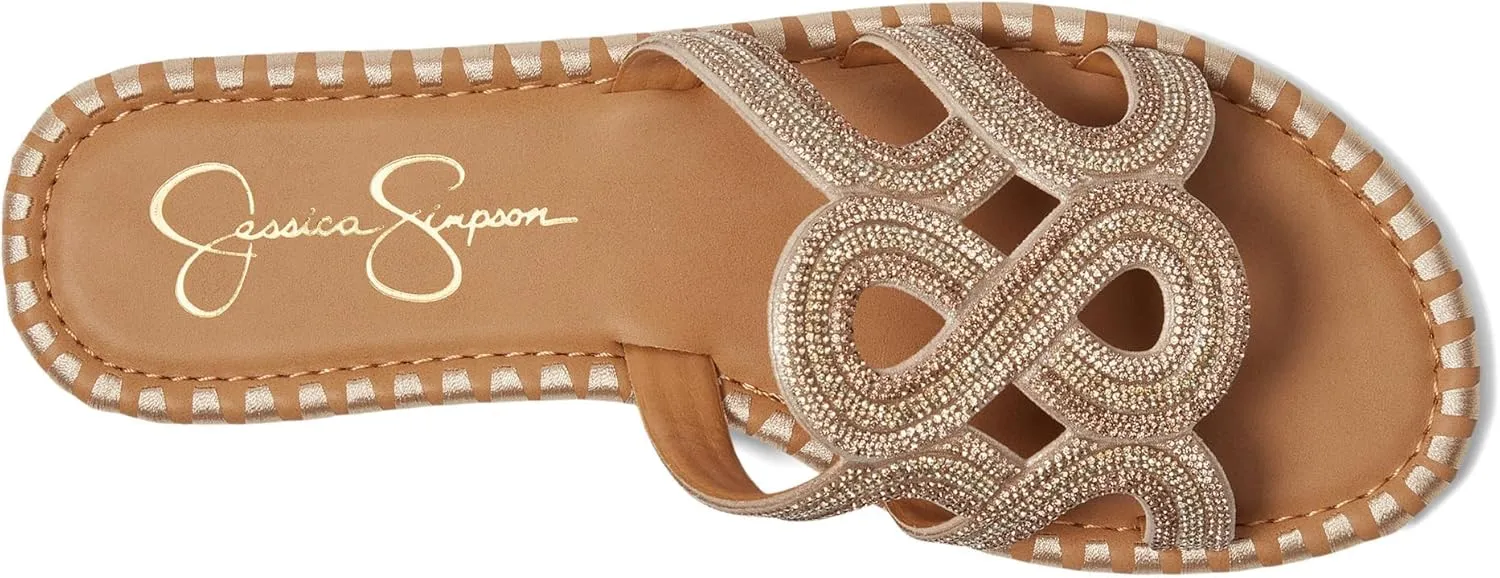 Jessica Simpson Women's Bria Flat Woven Sandals