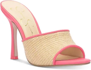 Jessica Simpson Womens Kaveri Woven Slip On Slide Sandals