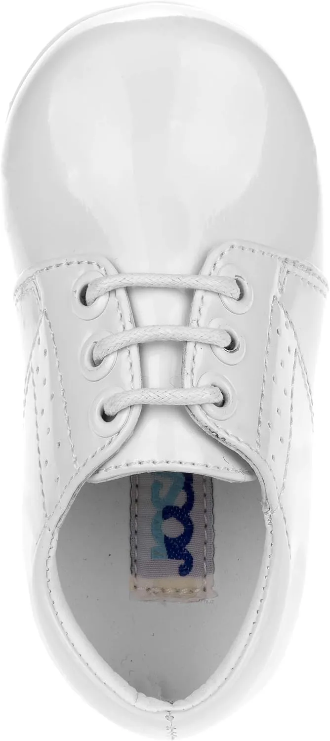 Josmo Baby Boys’ Dress Shoes – Casual Leatherette Derby Walking Shoes (Infant/Toddler)