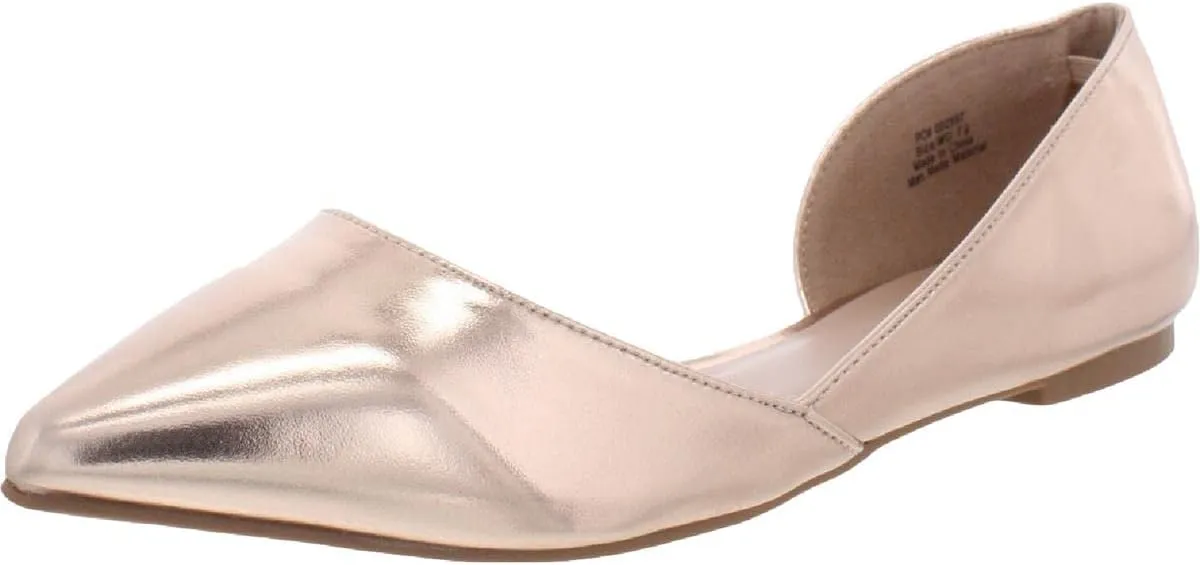 Journee Collection Womens Cortni Flat Rose Gold 8.5 W