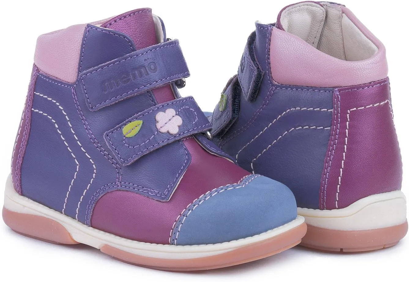 Kids Orthopedic Corrective High-Top Ankle Support AFO Brace-Like Shoes for Arch Supports to Treat and Prevent Tip Toe Walking Flat Feet in Toddler Girls