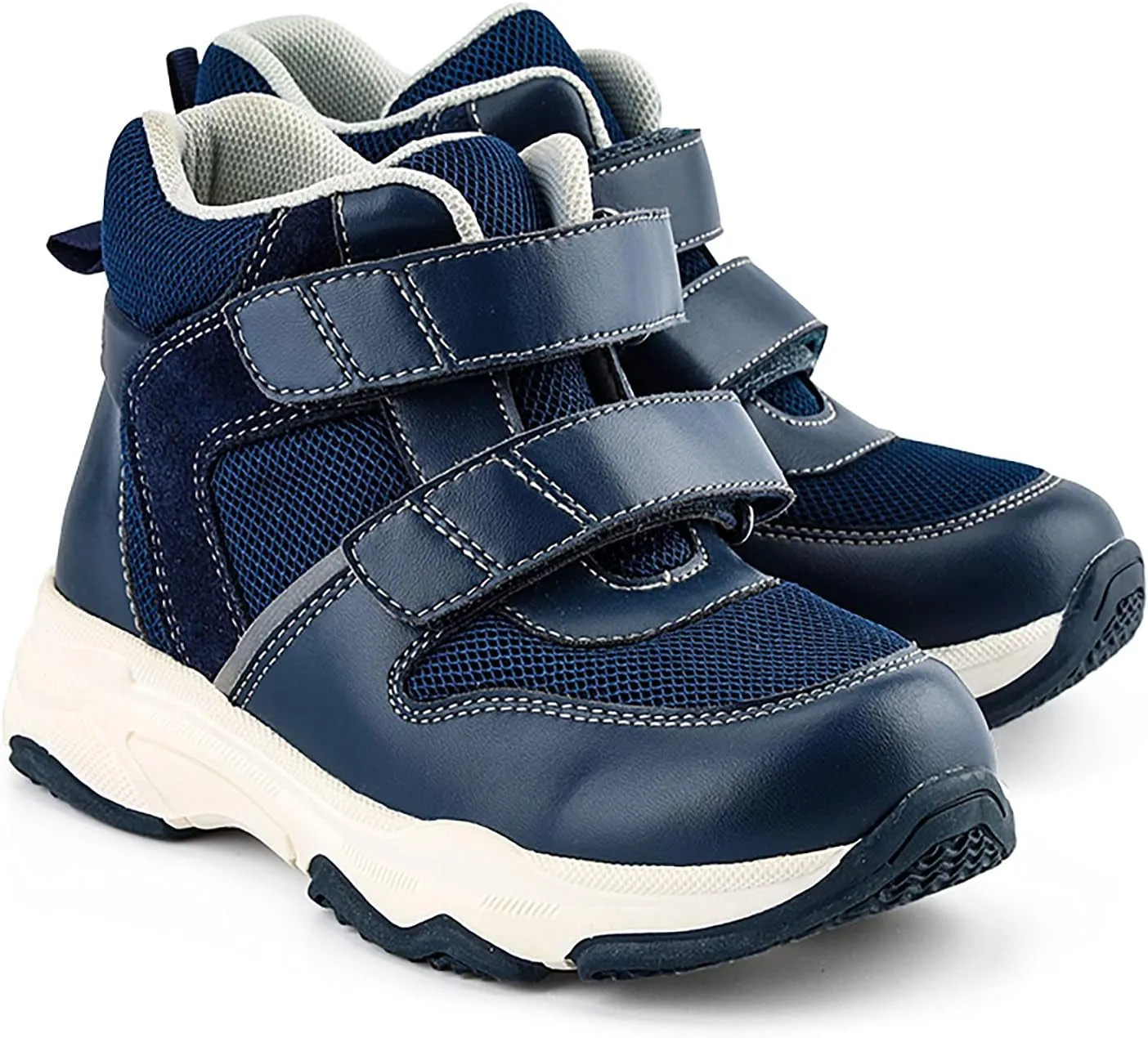 Kids Orthopedic Sneakers with Arch Support, Toddlers High-top Leisure Shoes for Boys and Girls with Flat Feet and Tiptoe Walking