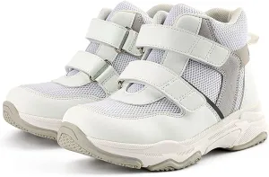 Kids Orthopedic Sneakers with Arch Support, Toddlers High-top Leisure Shoes for Boys and Girls with Flat Feet and Tiptoe Walking