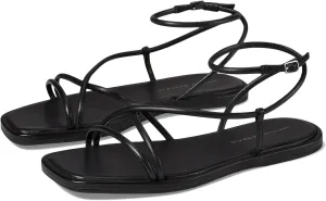 Loeffler Randall Women's Noor Flat Sandal, Black, 11.5