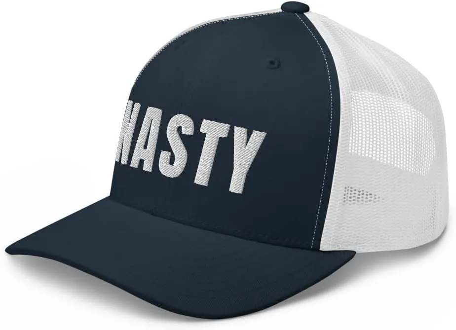 Nasty Trucker Hat Slang Girls Be Nasty Gal Snapback Embroidered Mesh Back Baseball Cap