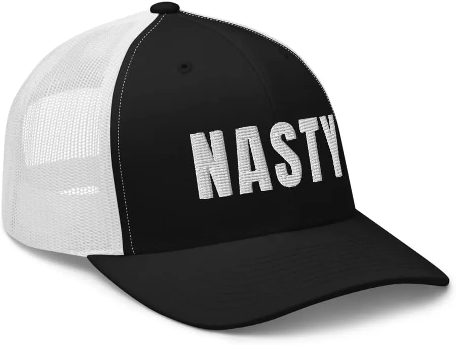 Nasty Trucker Hat Slang Girls Be Nasty Gal Snapback Embroidered Mesh Back Baseball Cap
