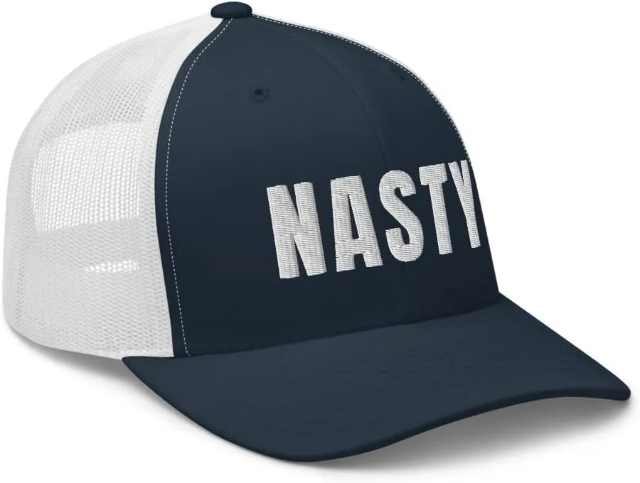 Nasty Trucker Hat Slang Girls Be Nasty Gal Snapback Embroidered Mesh Back Baseball Cap
