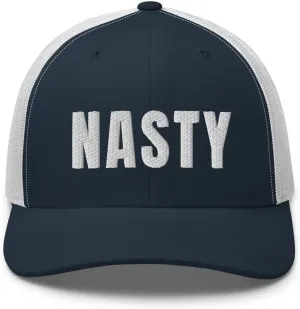 Nasty Trucker Hat Slang Girls Be Nasty Gal Snapback Embroidered Mesh Back Baseball Cap