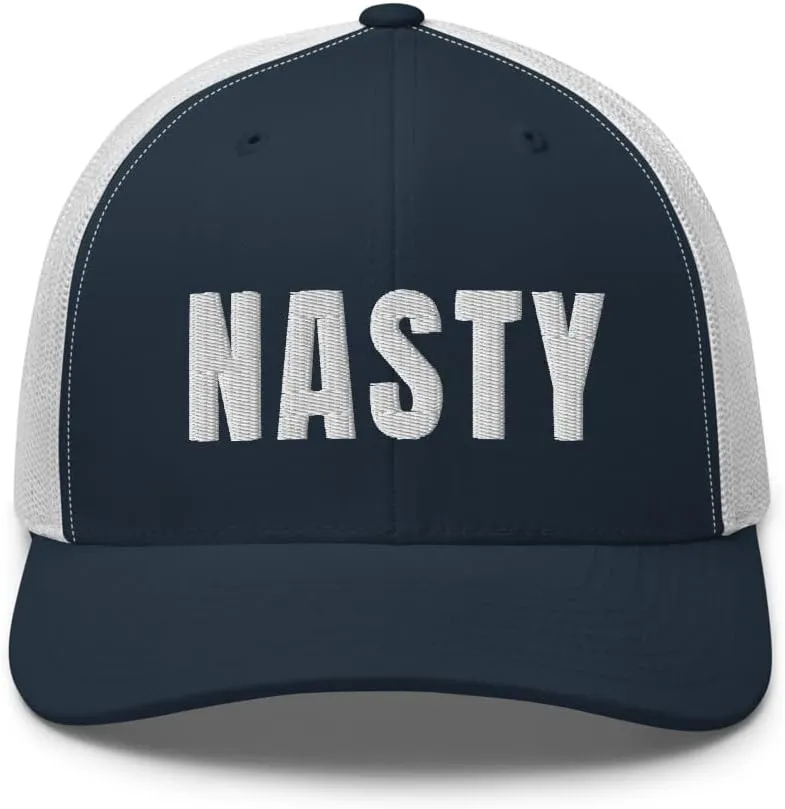 Nasty Trucker Hat Slang Girls Be Nasty Gal Snapback Embroidered Mesh Back Baseball Cap
