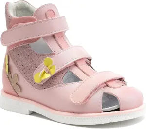 Orthopedic Sandals for Kids with Arch and Ankle Support, Toddlers High Back Closed-toe Shoes