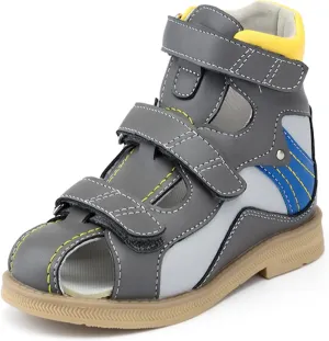 Orthopedic Sandals for Toddlers and Kids,Corrective Closed-toe High Back Shoes with Ankle & Arch Support