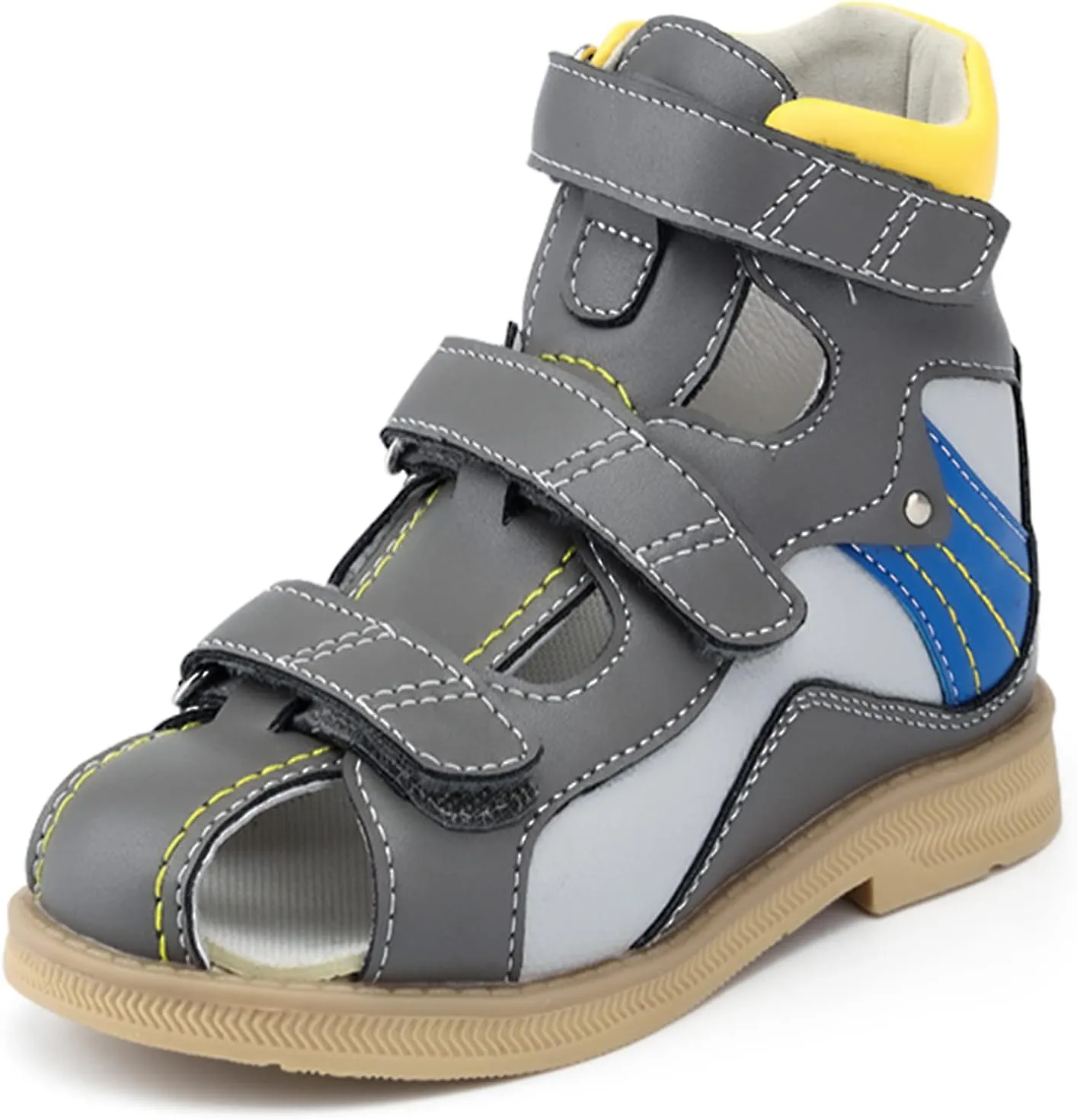 Orthopedic Sandals for Toddlers and Kids,Corrective Closed-toe High Back Shoes with Ankle & Arch Support