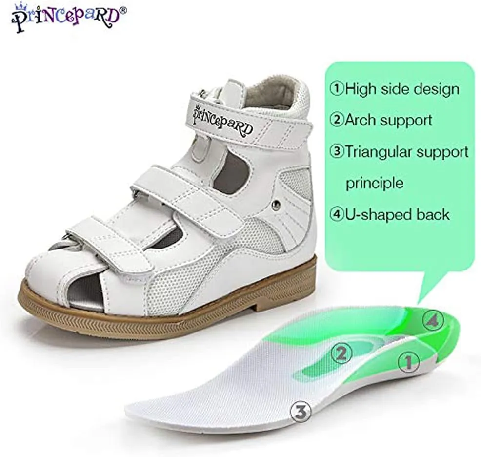 Orthopedic Shoes for Flat Feet O/X Leg Arch Support Corrected Care Summer Closed-Toe Corrective Sandals Kids Toddler Girls