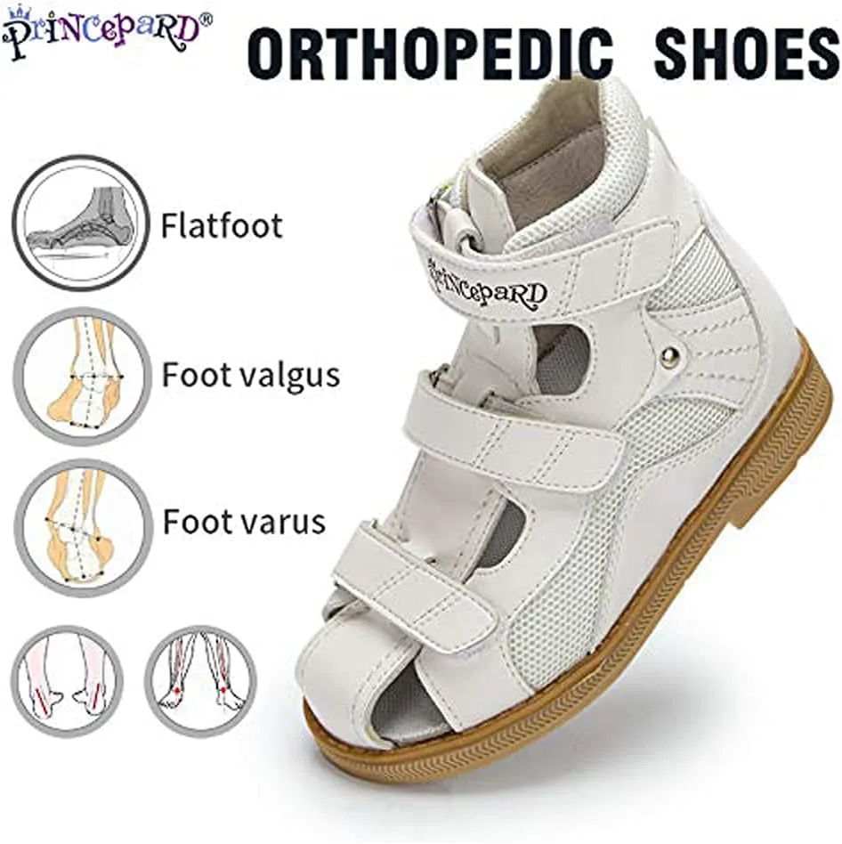 Orthopedic Shoes for Flat Feet O/X Leg Arch Support Corrected Care Summer Closed-Toe Corrective Sandals Kids Toddler Girls