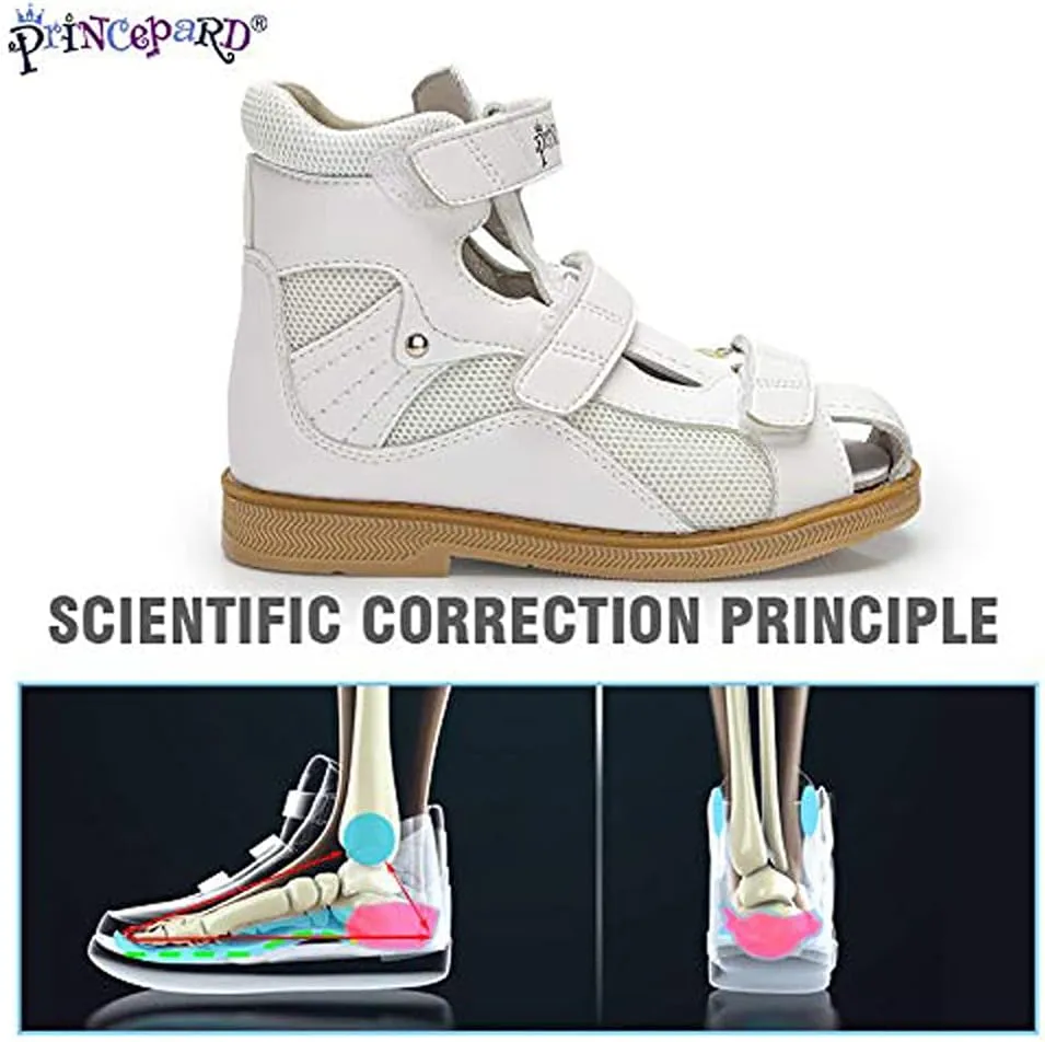 Orthopedic Shoes for Flat Feet O/X Leg Arch Support Corrected Care Summer Closed-Toe Corrective Sandals Kids Toddler Girls