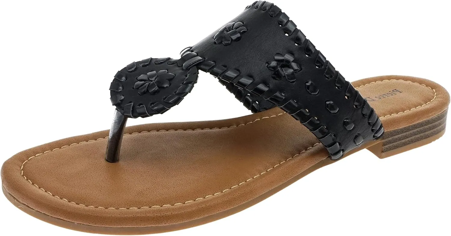 Pierre Dumas Women's Rosetta Slip-on Sandals