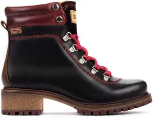 PIKOLINOS Flat Ankle Boots Leather Aspe for Woman
