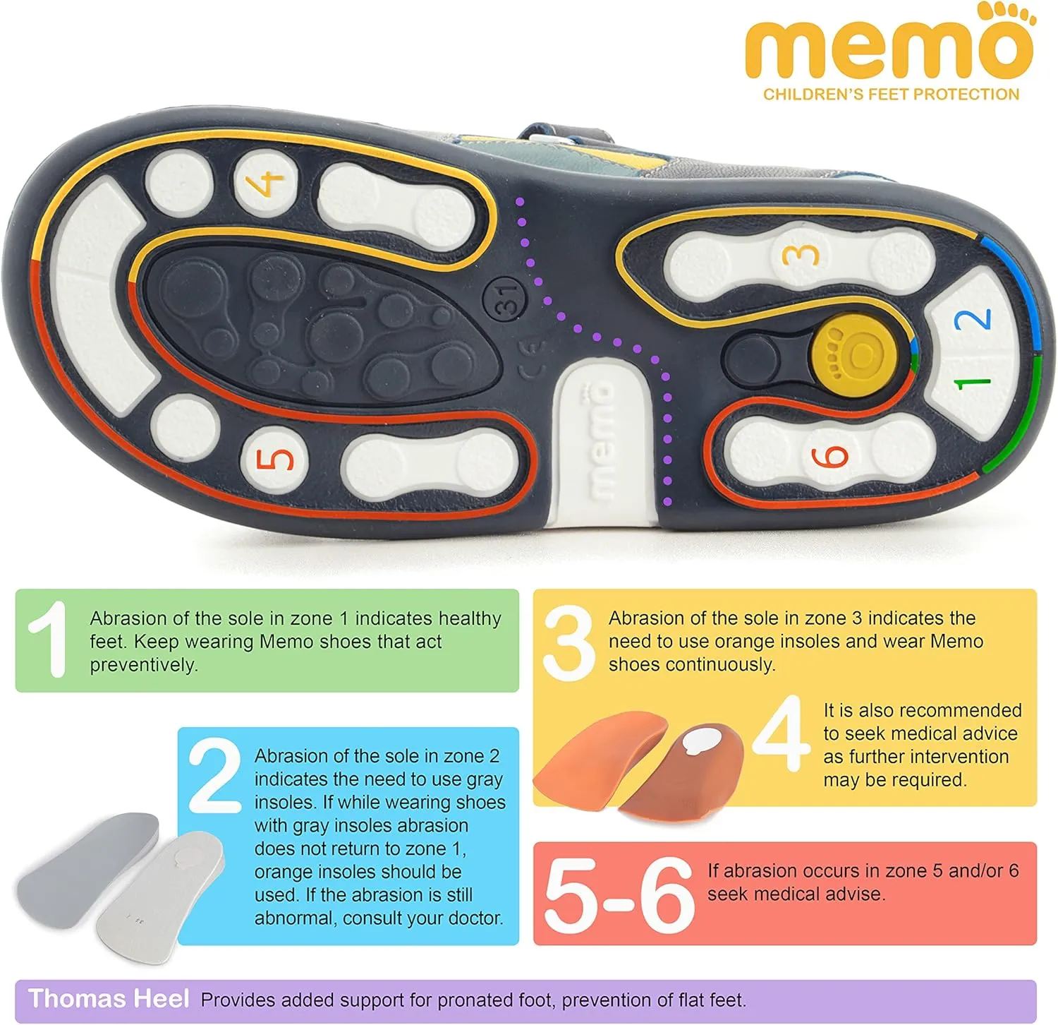 Polo Ankle Support Children's Corrective Orthopedic Sneaker