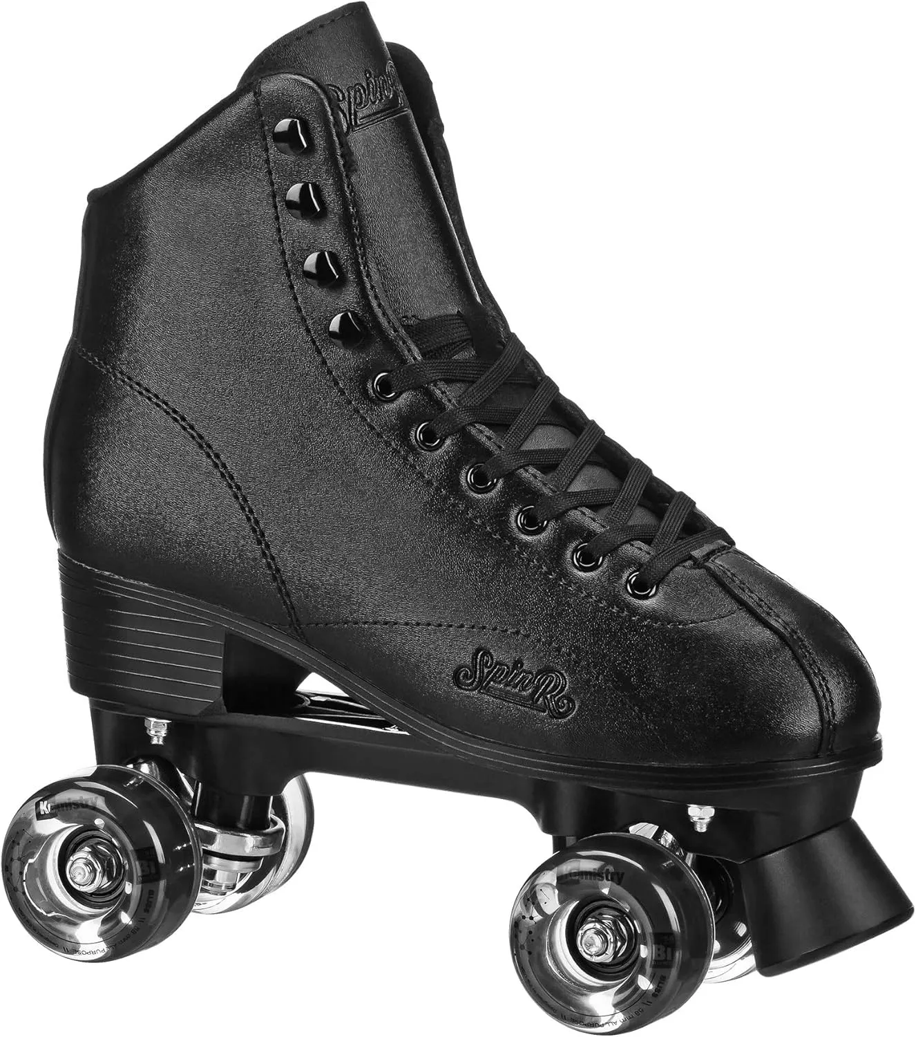 Roller Derby Roller Derby Reewind | Spinr High-top Roller Skates for Women & Men | Indoor/Outdoor Skates | Quad Skates