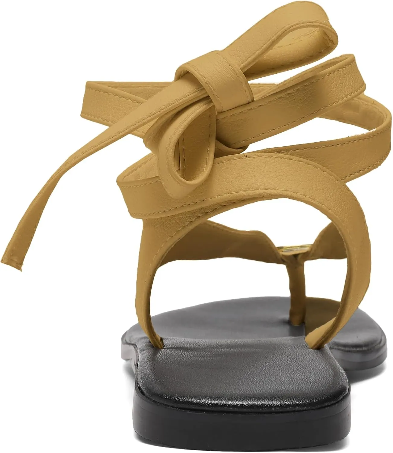 Strap Flip Flop Flat Sandals for Women with Metal Circular Ankle Strappy Ladies Fashion Cute Summer Thong Sandals Dressy.