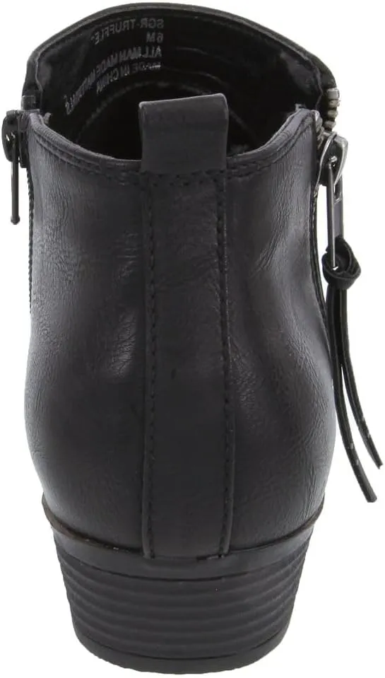 Sugar Women's Dress Block Heel Ankle Boot, Ladies Zipper Bootie
