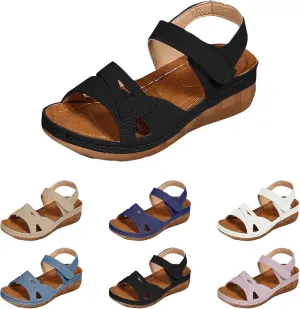 Summer Sandals For Women 2025 Comfortable Wedge Sandal Trendy Arch Upport Slip On Shoe Casual Orthopedic shoes