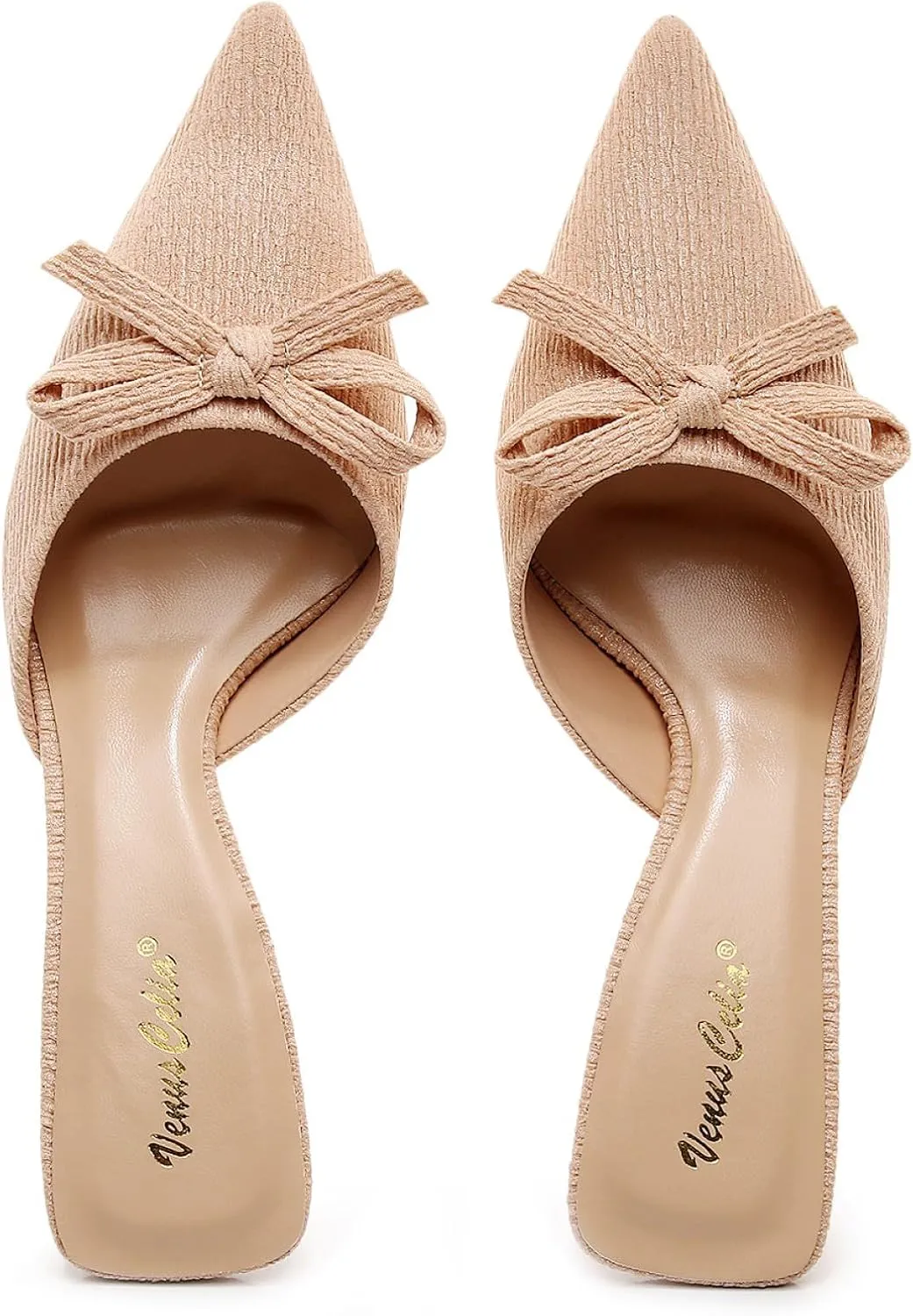 VenusCelia Women's Summer-Time Dress Pump Heeled Sandal