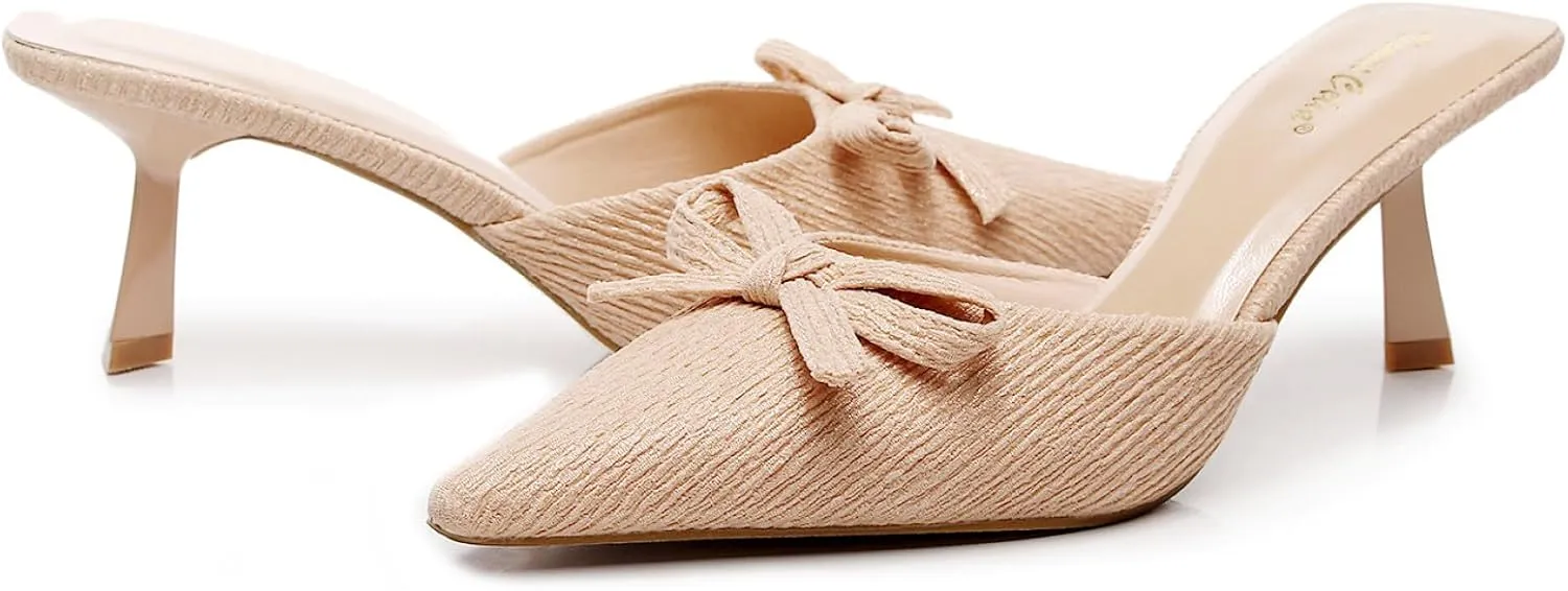 VenusCelia Women's Summer-Time Dress Pump Heeled Sandal