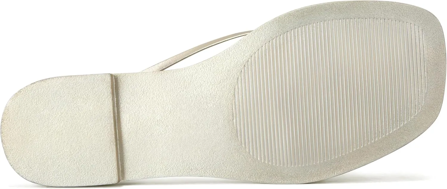 Womens Flats Sandals Square Toe Strappy Ankle Strap Flats