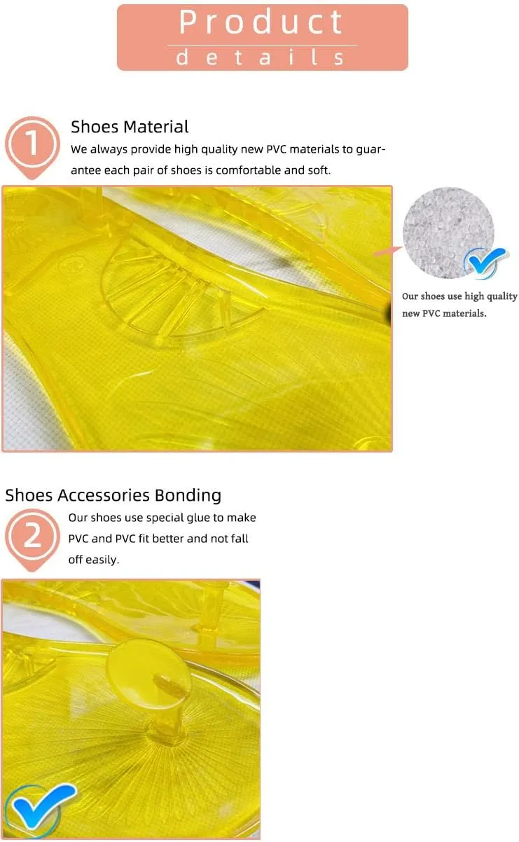 Women's Transparent Fruit Jelly Flat Flip Flops Beach Jelly Sandals Women's Flat Flip Flops Transparent Jelly Sandals (Orange Oranges,8)